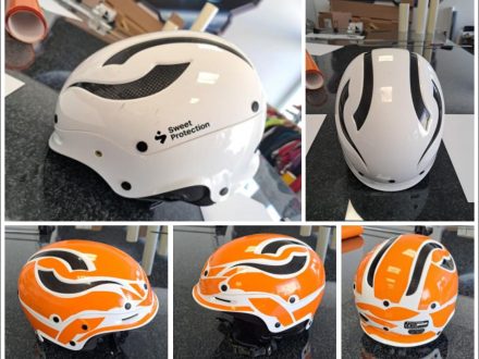 PIXEL reklama - polep helmy - řezané samolepky