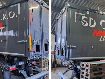 PIXEL reklama - SC Cargo - polep návěsu kamionu - řezané samolepky