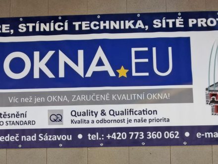 PIXEL reklama - banner s oky po obvodu