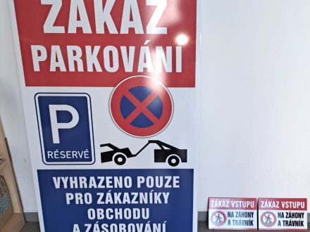 PIXEL reklama - bondové desky s polepem - tištěná samolepka s laminací a zahnutím dozadu