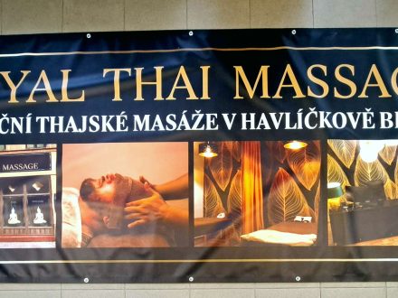 PIXEL reklama - banner s oky po obvodu - Royal Thai Massage HB