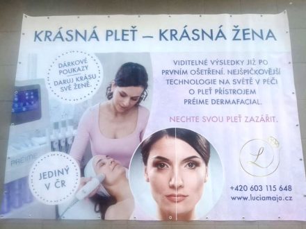 PIXEL reklama - banner s oky po obvodu