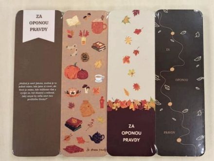 PIXEL reklama - ZÁLOŽKY DO KNIK - 4 druhy / 48ks, 50x150mm, zaoblené rohy