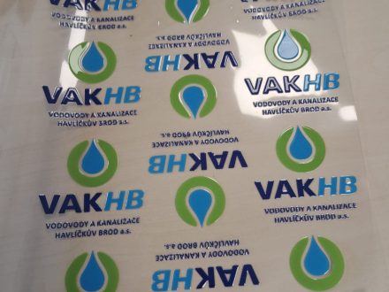 PIXEL reklama - 3D samolepky