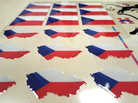 PIXEL reklama - 3D samolepky