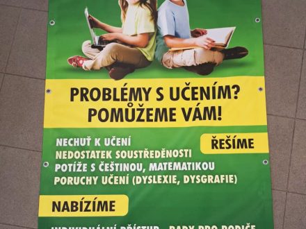 PIXEL reklama - banner s oky po obvodu - BASIC