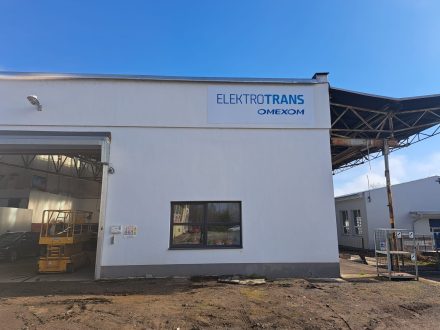 PIXEL reklama - bondová deska s polepem - tištěná samolepka s laminací - ElektroTrans Omexom